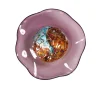 Viz Glass Amethyst's Heart, Large: Jewel Wall Art (Item# 7601BIR)
