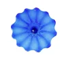 Viz Glass Azure Bloom, Large: Bubble Blast Wall Art (Item# 6314BIR)