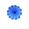 Viz Glass Azure Bloom, Small: Bubble Blast Wall Art (Item# 6314SIR)