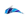 Viz Glass 7651BIR Dolphin Wall Art