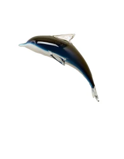 Viz Glass 7653BIR Dolphin Wall Art