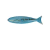 Viz Glass 7644BIR Fish Wall Art