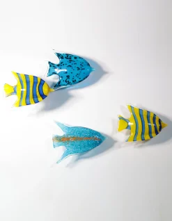 Viz Glass 7802BIR Fish Wall Art