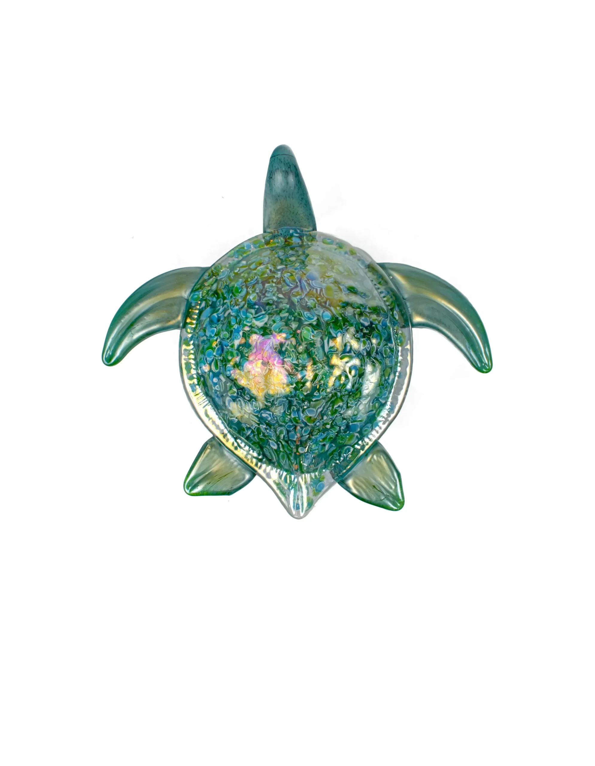 Viz Glass 7821BIR Tropical Sea Turtle Wall Art