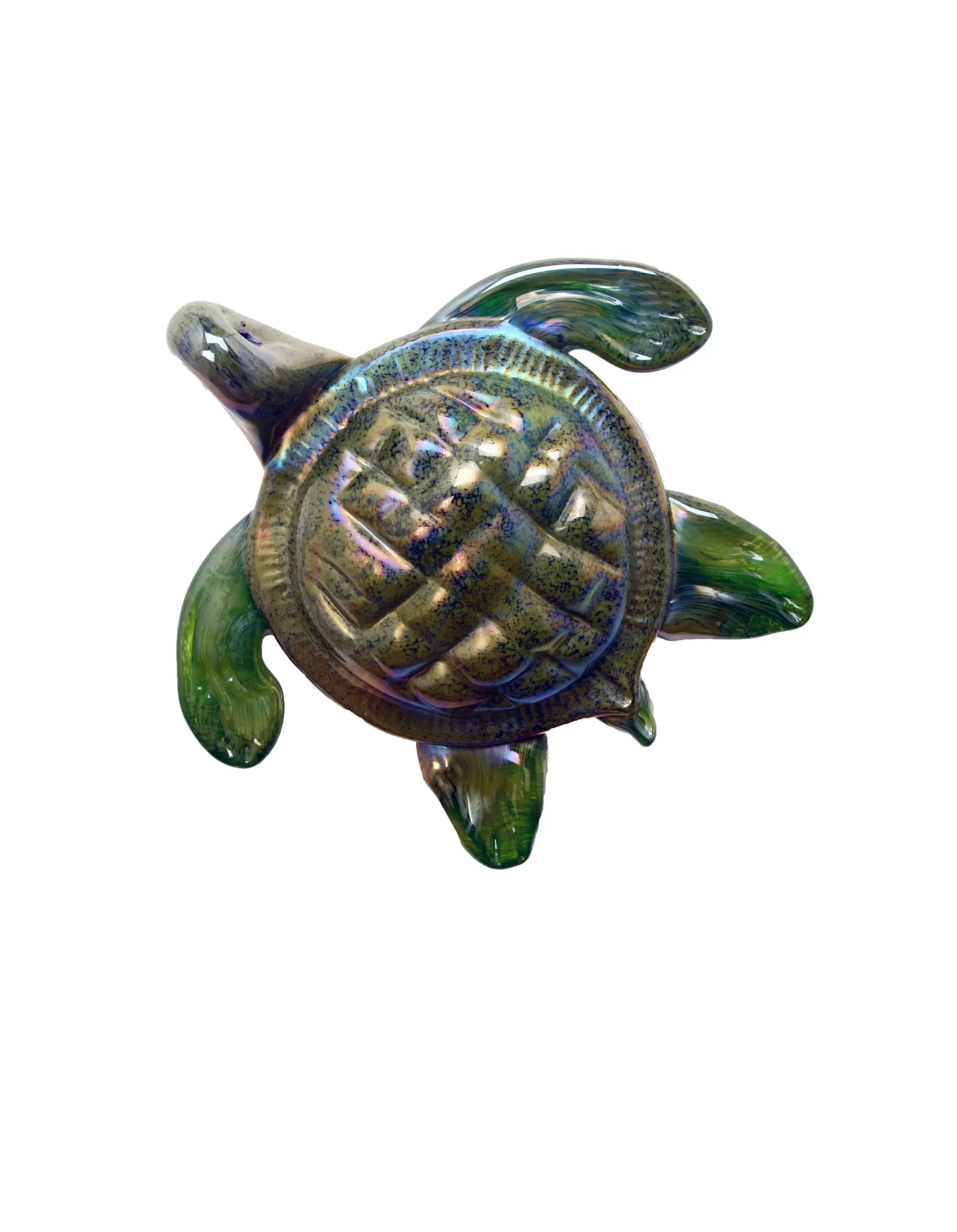 Viz Glass 7823BIR Tropical Sea Turtle Wall Art