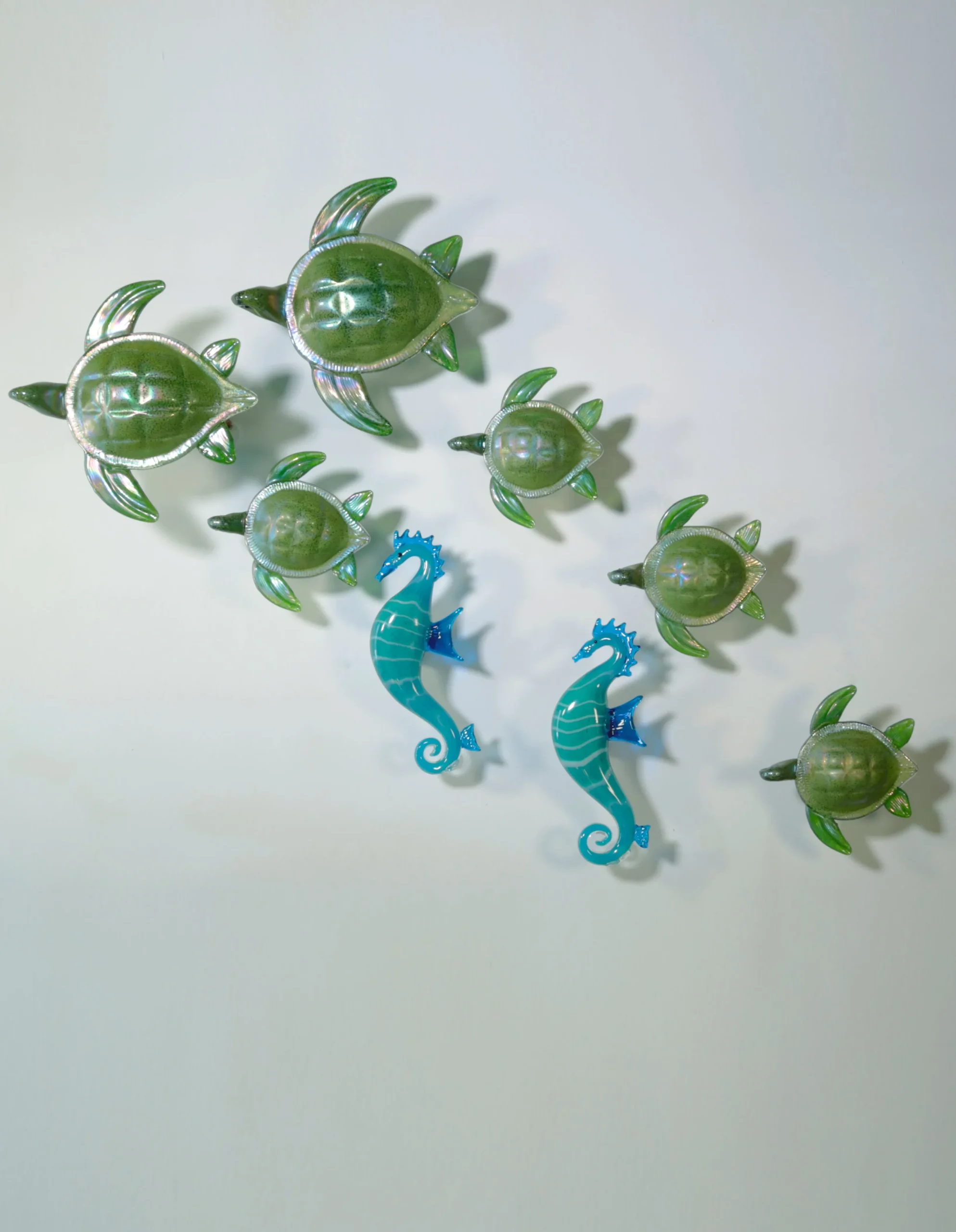 Viz Glass 7823BIR Tropical Sea Turtle Wall Art