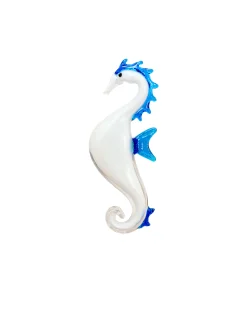 Viz Glass 7831BIR Tropical Seahorse Wall Art