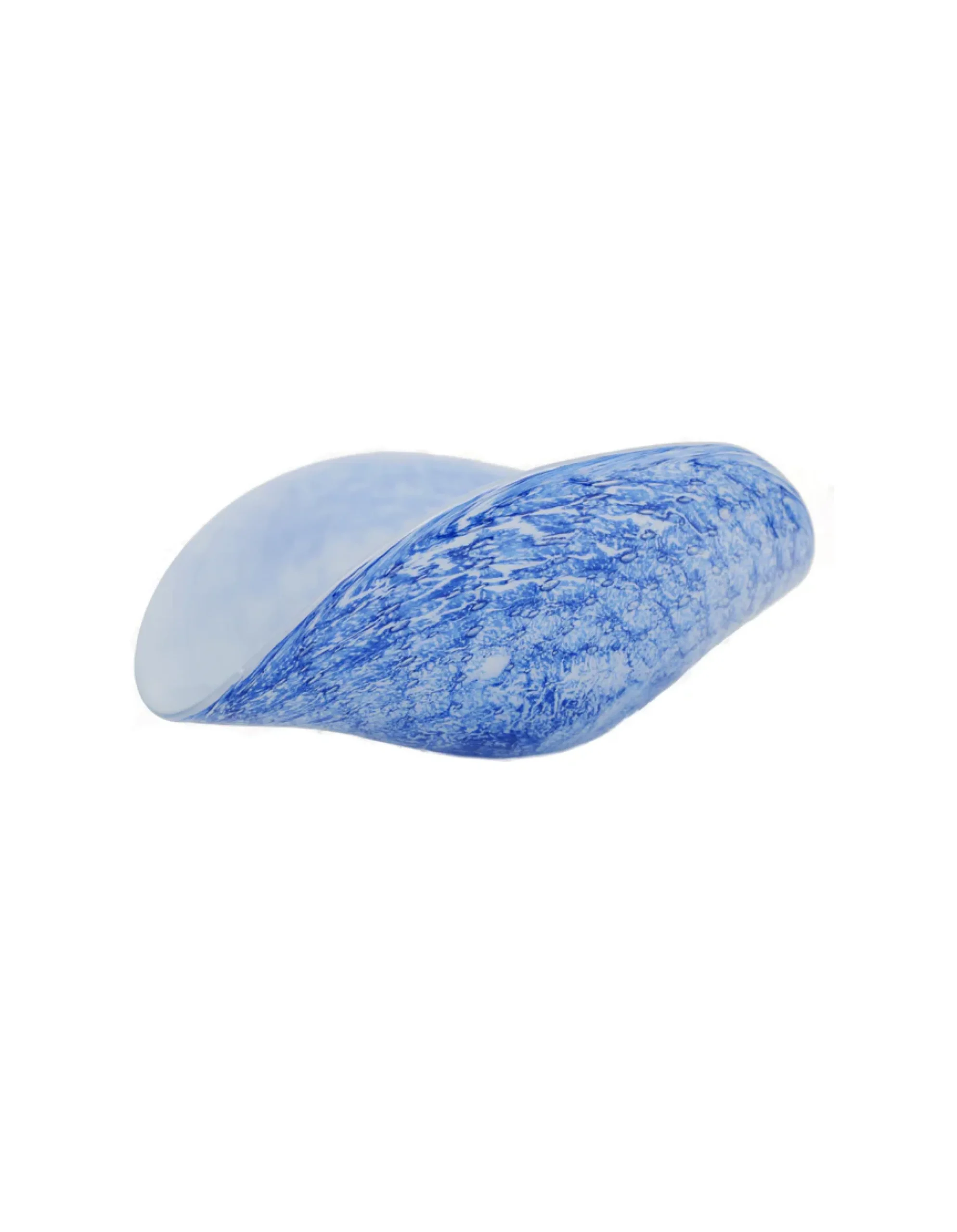 Viz Glass Blue Horizon - Handblown Art Glass Vase (Item #8009)