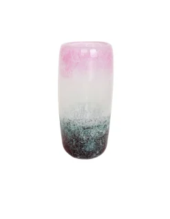 Viz Glass Blush Horizon - Handblown Art Glass Vase (item #8004)