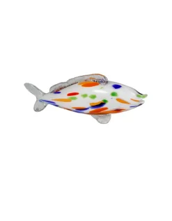 Viz Glass Carnival Reef - Handblown Art Glass Fish Sculpture (Item #7906)