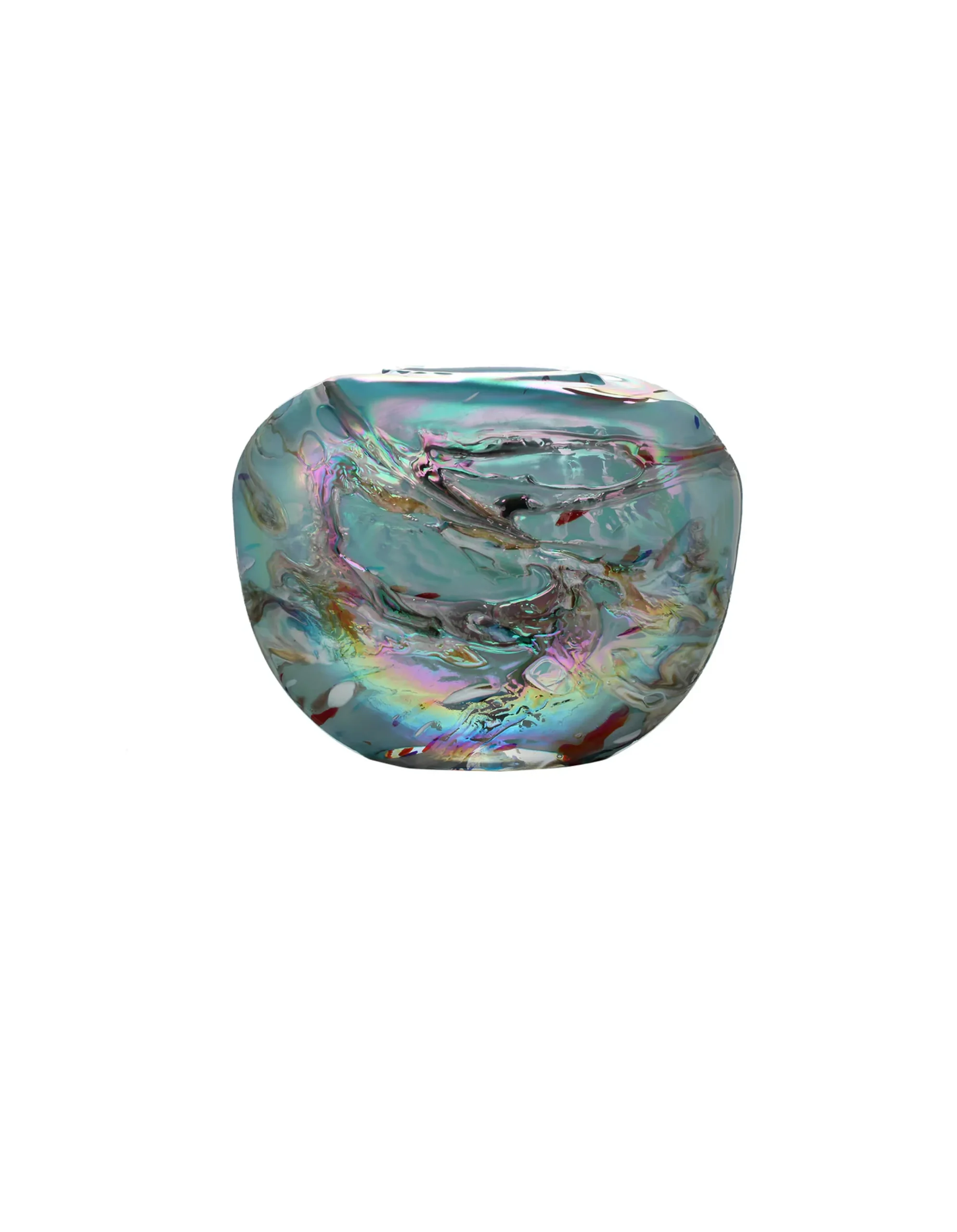Viz Glass Celestial Harmony - Handblown Art Glass Vase (Item #6811)