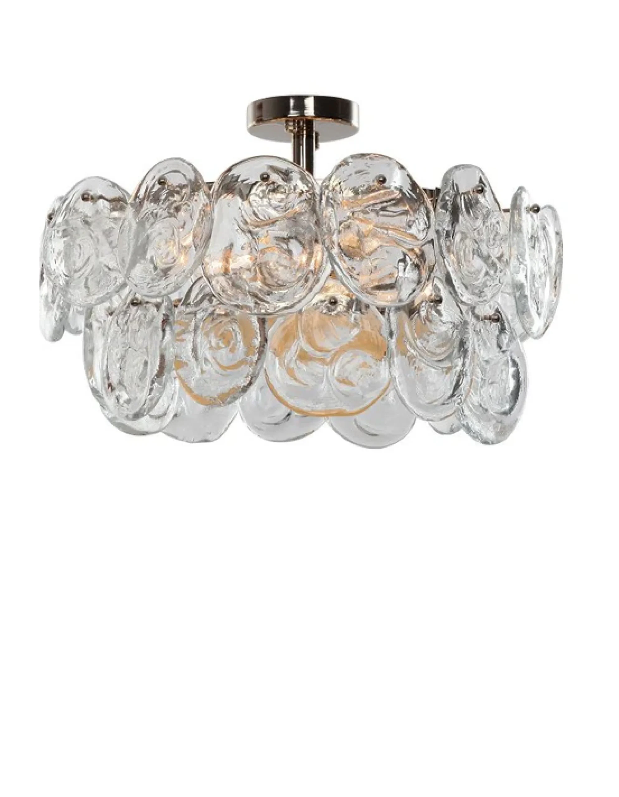 Viz Glass CH-B10-5PN-DK Prelude Semi-Flush Sconce