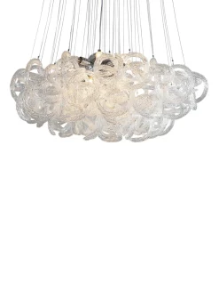 Viz Glass CH-2416-13C Large Infinity Chandelier