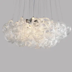 Viz Glass CH-2416-13C Large Infinity Chandelier