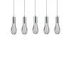 Viz Glass CH-C2L3-5L Cosmopolitan Chandelier Clear Raindrop