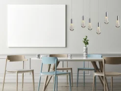 Viz Glass CH-C2L2-5L Cosmopolitan Chandelier Clear Bubble Raindrop