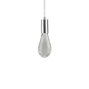 Viz Glass CH-C2L4-1R Cosmopolitan Pendant Clear Crackled Raindrop