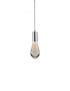 Viz Glass CH-C2L2-1R Cosmopolitan Pendant Clear Bubble Raindrop