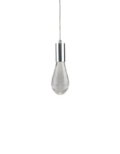 Viz Glass CH-C2L4-1R Cosmopolitan Pendant Clear Crackled Raindrop
