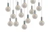 Viz Glass CH-C2R4-14L Cosmopolitan Chandelier Clear Crackled Round