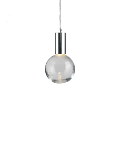 Viz Glass CH-C2R3-1R Cosmopolitan Pendant Clear Round