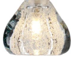 Viz Glass CH-C3T2-14L Cosmopolitan Chandelier Clear Bubble Triangle