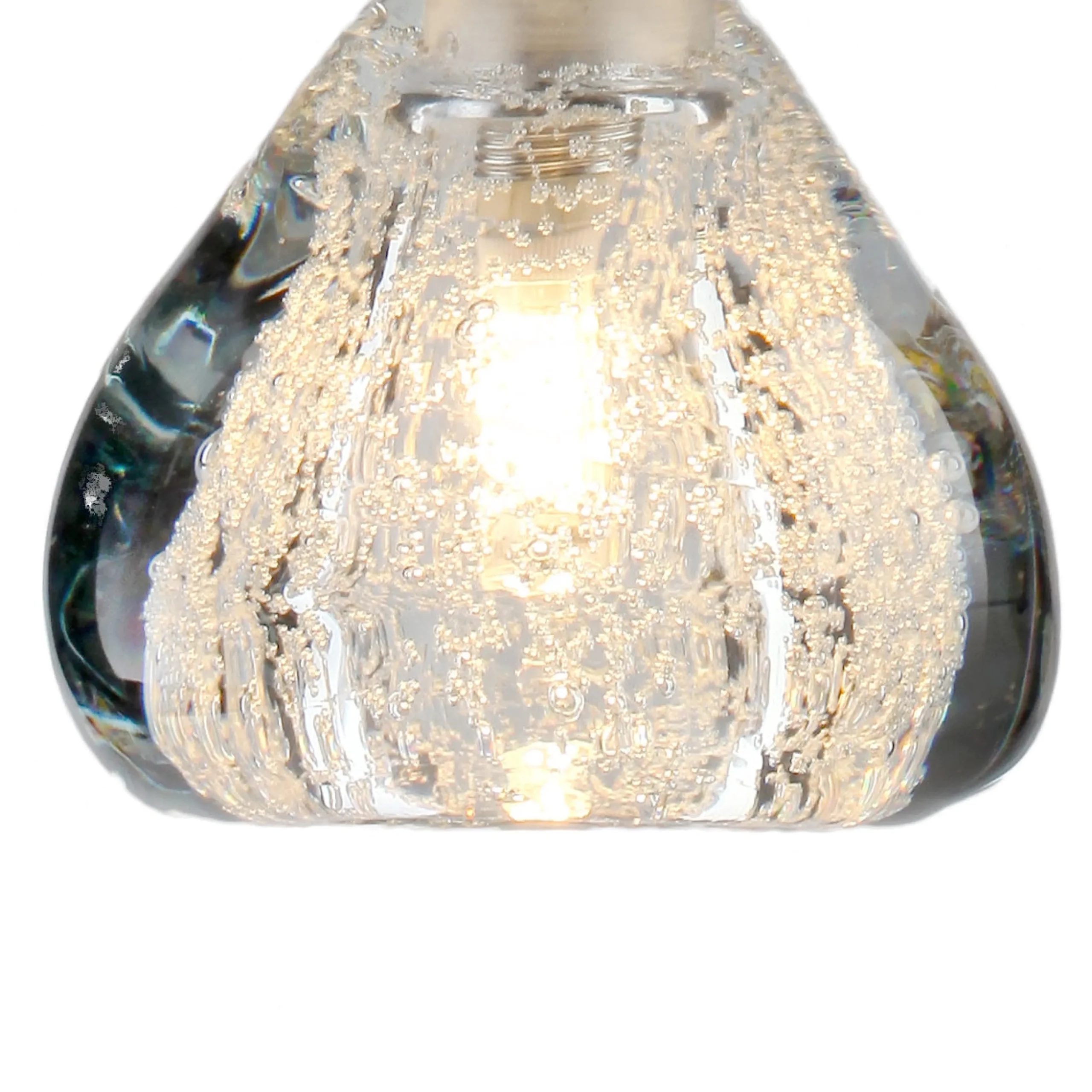 Viz Glass CH-C3T2-7R Cosmopolitan Chandelier Clear Bubble Triangle