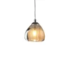 Viz Glass CH-C3T3-1R Cosmopolitan Pendant Seeded Gold Triangle