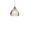 Viz Glass CH-C3T2-1R Cosmopolitan Pendant Clear Bubble Triangle