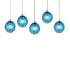 Viz Glass CH-D2SBA-5L Cosmopolitan Chandelier Aqua Snowball