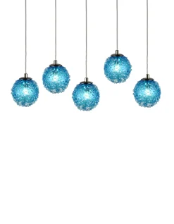 Viz Glass CH-D2SBA-5L Cosmopolitan Chandelier Aqua Snowball