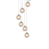 Viz Glass CH-D2SBC-7R Cosmopolitan Chandelier Clear Snowball