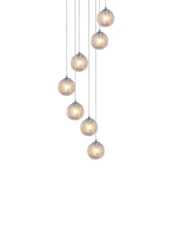 Viz Glass CH-D2SBC-7R Cosmopolitan Chandelier Clear Snowball