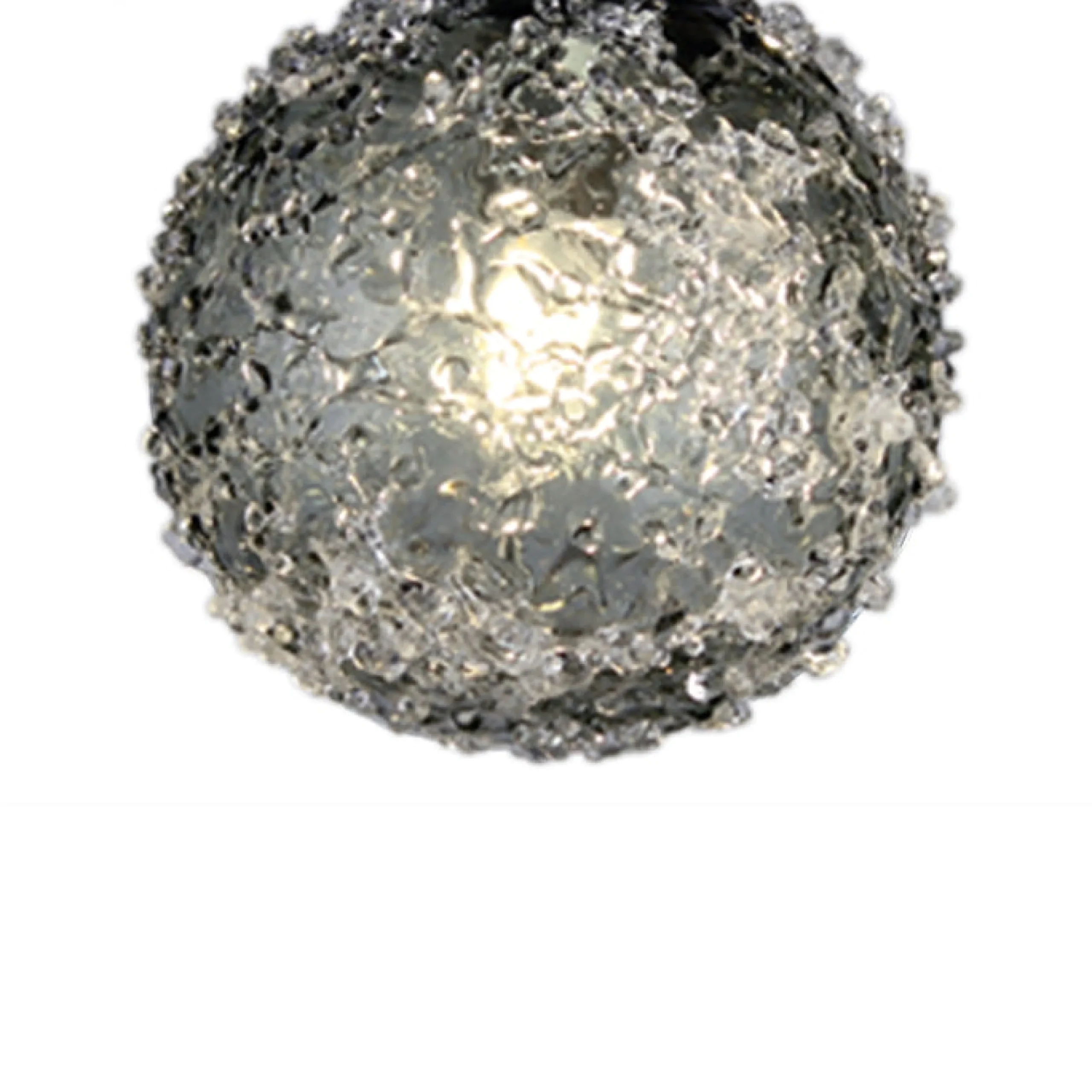 Viz Glass CH-D2SBSM-5L Cosmopolitan Chandelier Smoke Grey Snowball