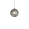 Viz Glass CH-D2SBSM-1R Cosmopolitan Pendant Smoke Grey Snowball
