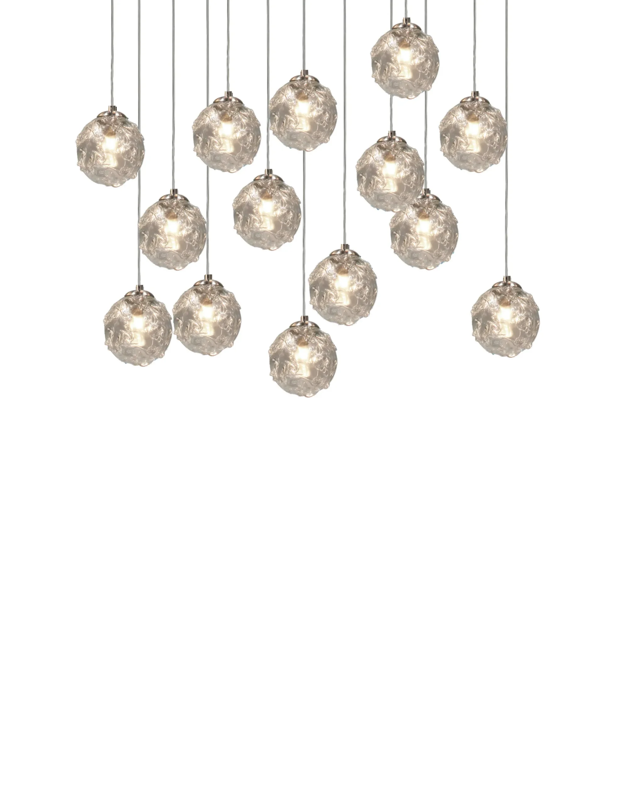 Viz Glass CH-D2STC-14L Cosmopolitan Chandelier Clear Morning Star