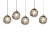 Viz Glass CH-D2STSM-5L Cosmopolitan Chandelier Smoke Grey Morning Star