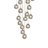 Viz Glass CH-D2STSM-15R Cosmopolitan Chandelier Smoke Grey Morning Star