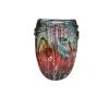 Viz Glass Color Mosaic - Handblown Art Glass Vase (Item #8012)