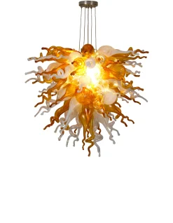 Viz Glass ColorSelect Arizona Sunset Large Chandelie