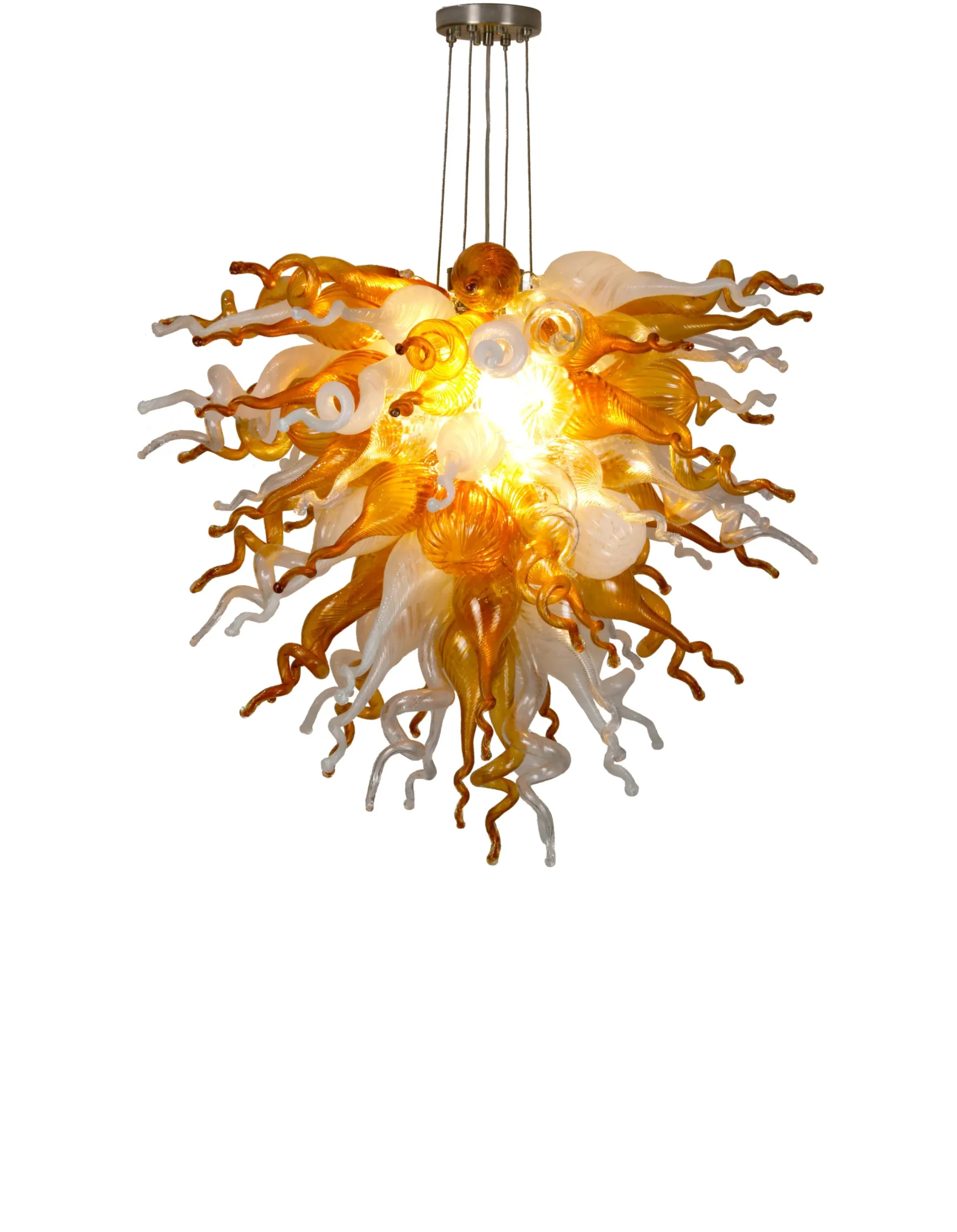 Viz Glass ColorSelect Arizona Sunset Large Chandelie