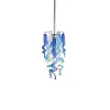 Viz Glass ColorSelect Blue Love Blown Glass Pendant