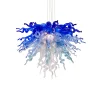 Viz Glass ColorSelect Blue Ombre Small Blown Glass Chandelier