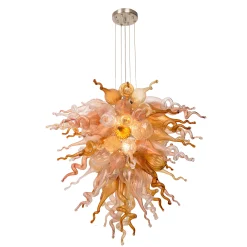 Viz Glass ColorSelect Canyon Shadow Large Chandelier