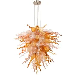 Viz Glass ColorSelect Canyon Shadow Large Chandelier