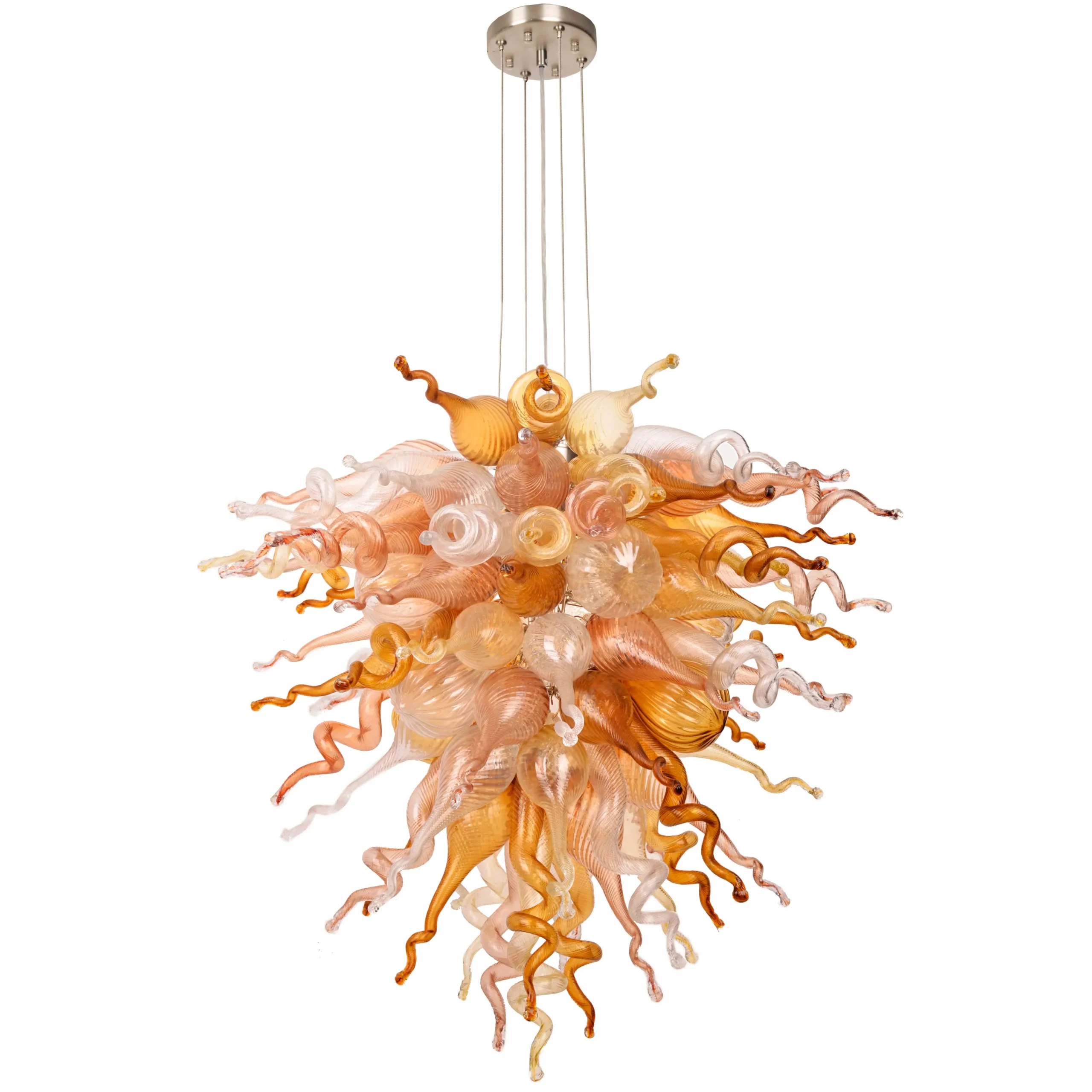 Viz Glass ColorSelect Canyon Shadow Large Chandelier