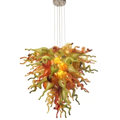 Viz Glass ColorSelect East Coast Autumn Large Chandelier
