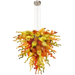 Viz Glass ColorSelect East Coast Autumn Large Chandelier