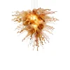 Viz Glass ColorSelect Frontier Timber Large Chandelier