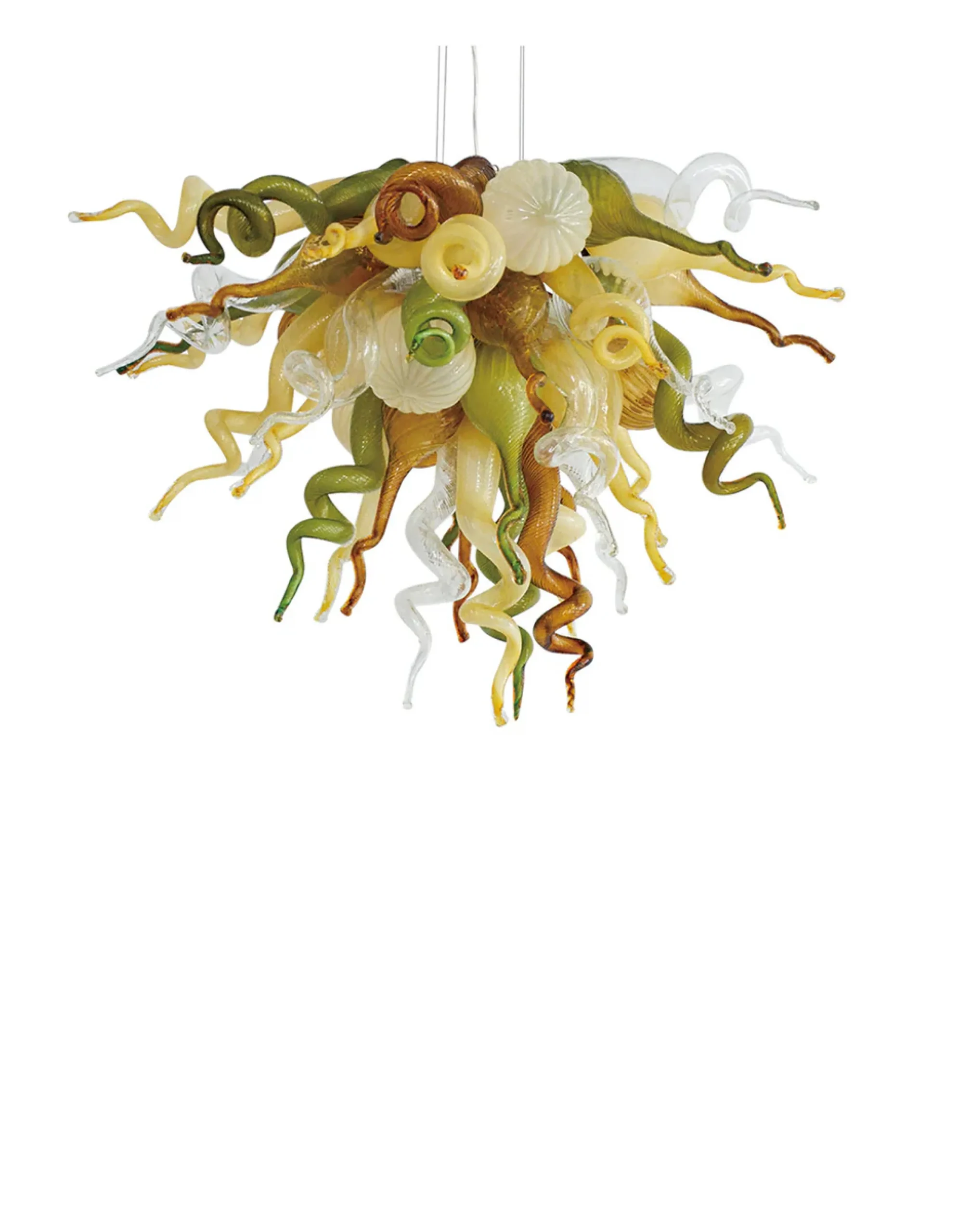Viz Glass ColorSelect High Sierra Small Blown Glass Chandelier